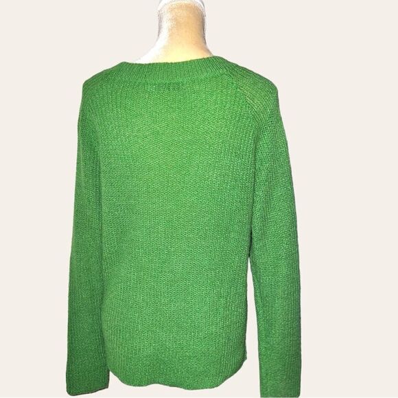 Misslook awesome pretty green cotton/acrylic blend warm winter sweater! - Picture 5 of 11